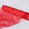 The Ribbon People Sheer Red and Gold Cut Edge Craft Ribbon 11" x 10 Yards